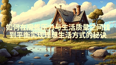 如何在房贷压力与生活质量之间找到平衡实现理想生活方式的秘诀