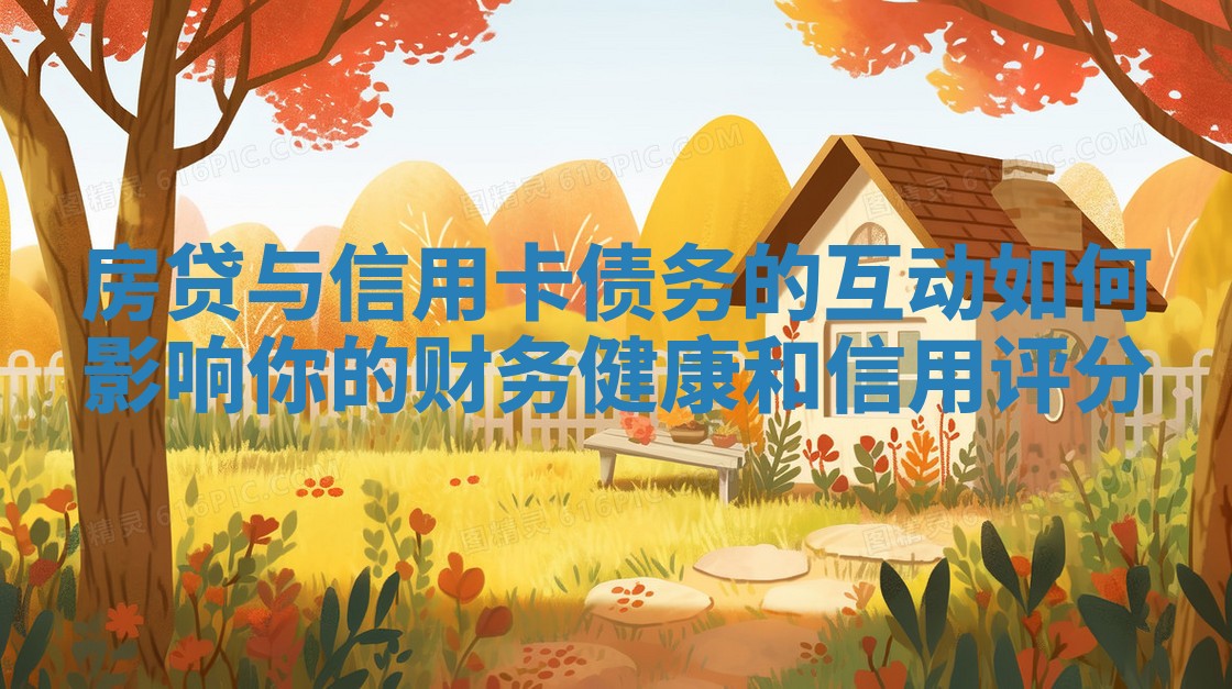 房贷与信用卡债务的互动如何影响你的财务健康和信用评分