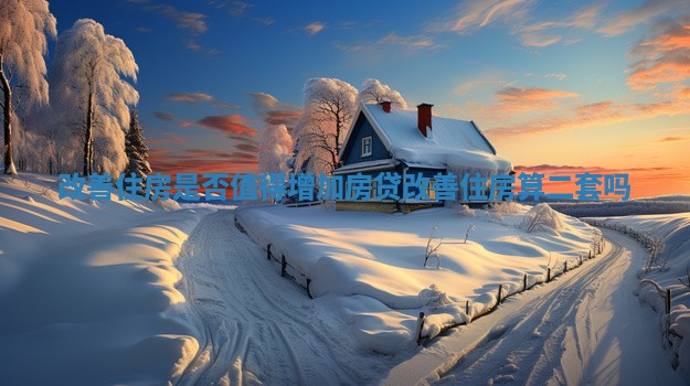 改善住房是否值得增加房贷_改善住房算二套吗