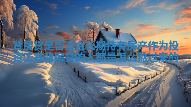 背房贷是否适合长期持有房产作为投资工具_背房贷的人都是怎么熬过来的